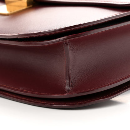 Celine Box Calfskin Medium Classic Box Flap Bag Burgundy 10 of 21