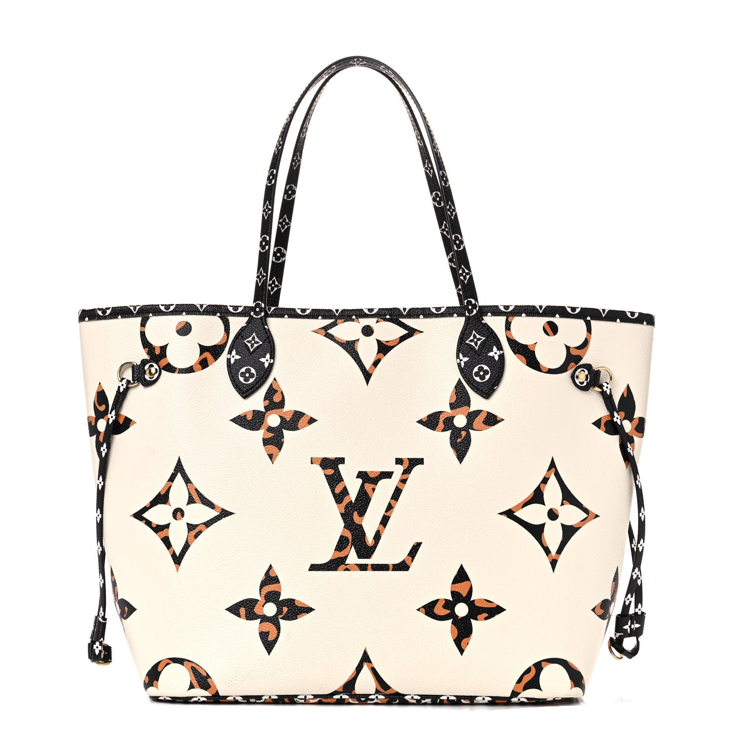 Louis Vuitton Monogram Giant Jungle Neverfull MM Ivory 1 of 15