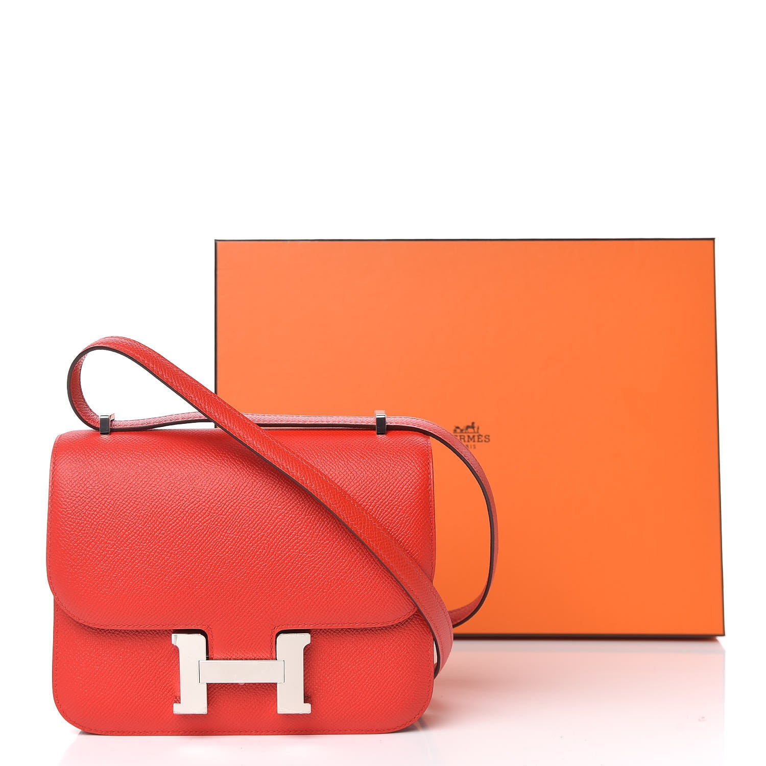 Hermes Epsom Constance 18 Rouge de Coeur 20 of 20