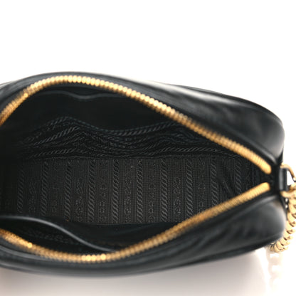 Prada Soft Calfskin Diagramme Camera Bag Black 5 of 9