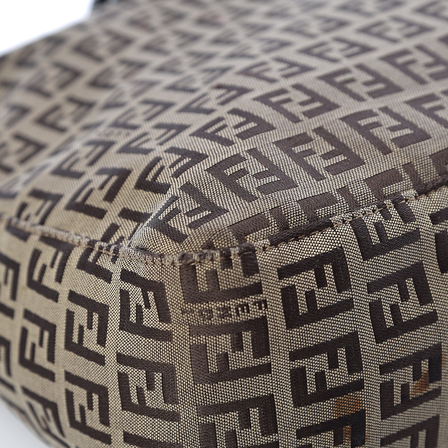 Fendi Zucchino Hobo Dark Brown 9 of 15