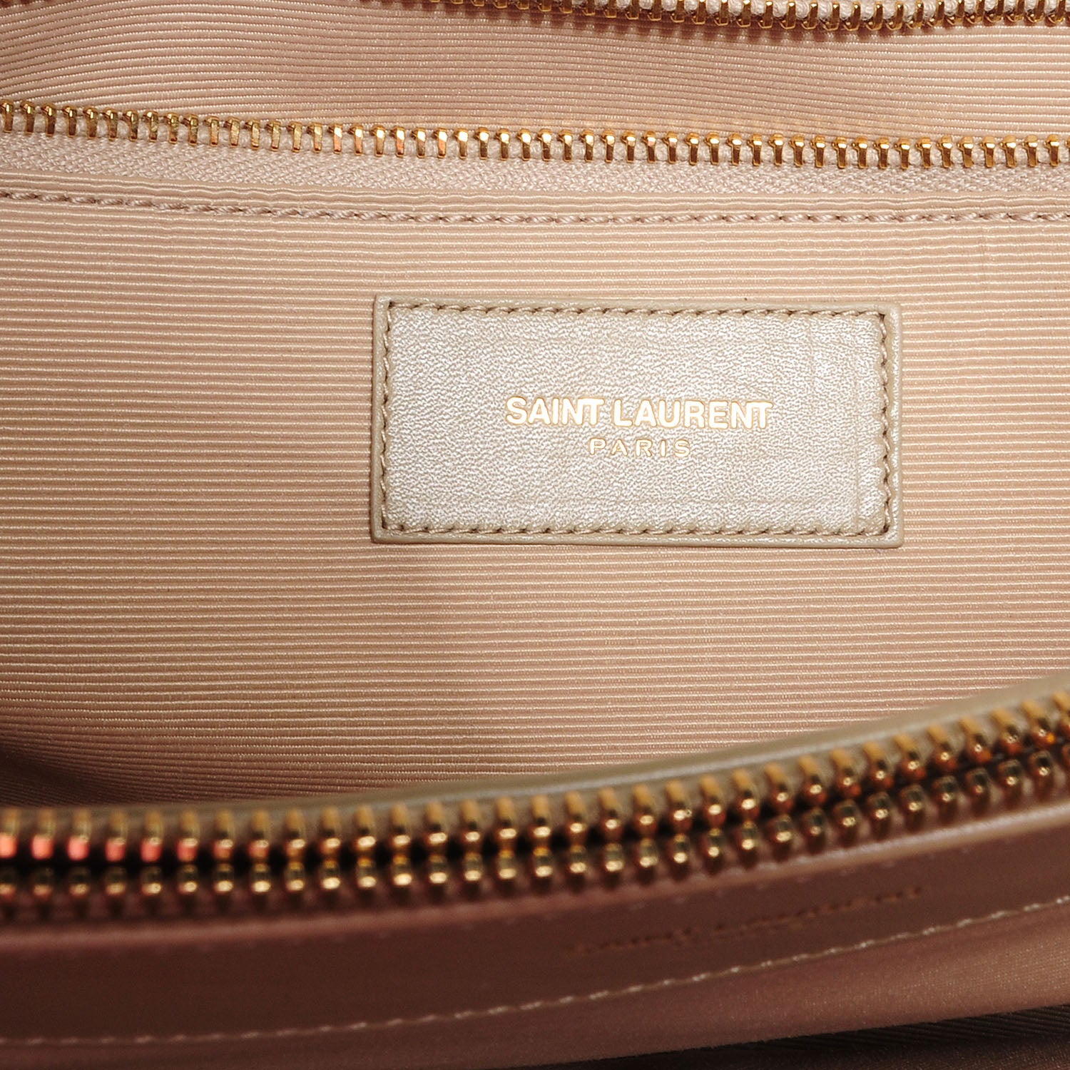 Saint Laurent Matelasse Chevron Monogramme Shopper Beige 6 of 10