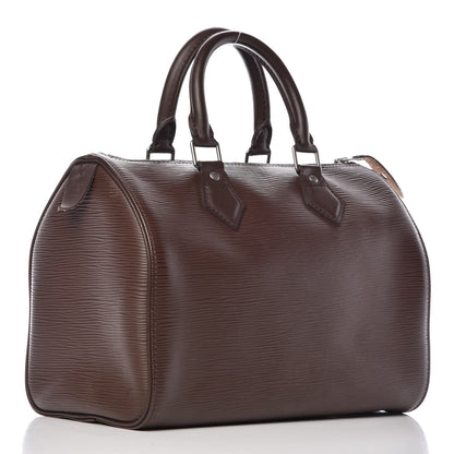 Louis Vuitton Epi Speedy 25 Moka 3 of 9