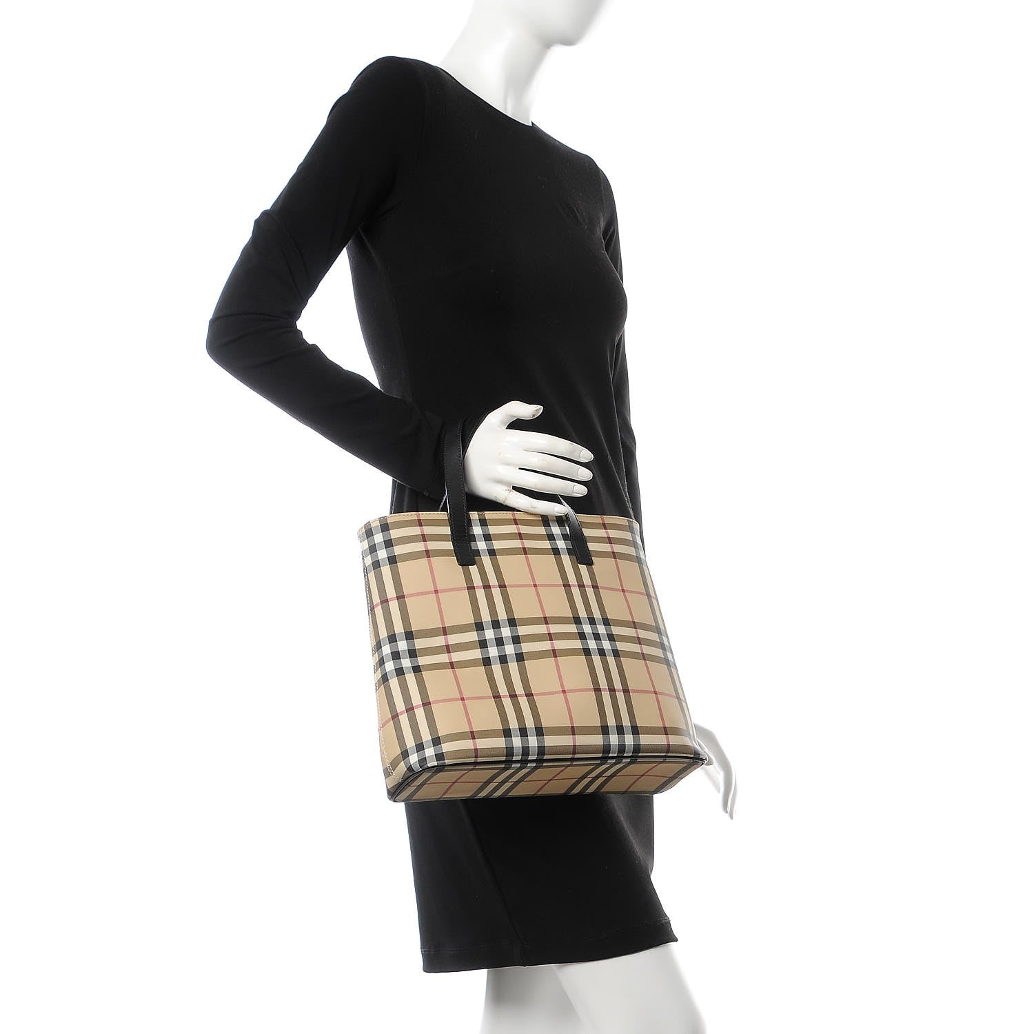 Burberry House Check Medium Tote Black 2 of 12