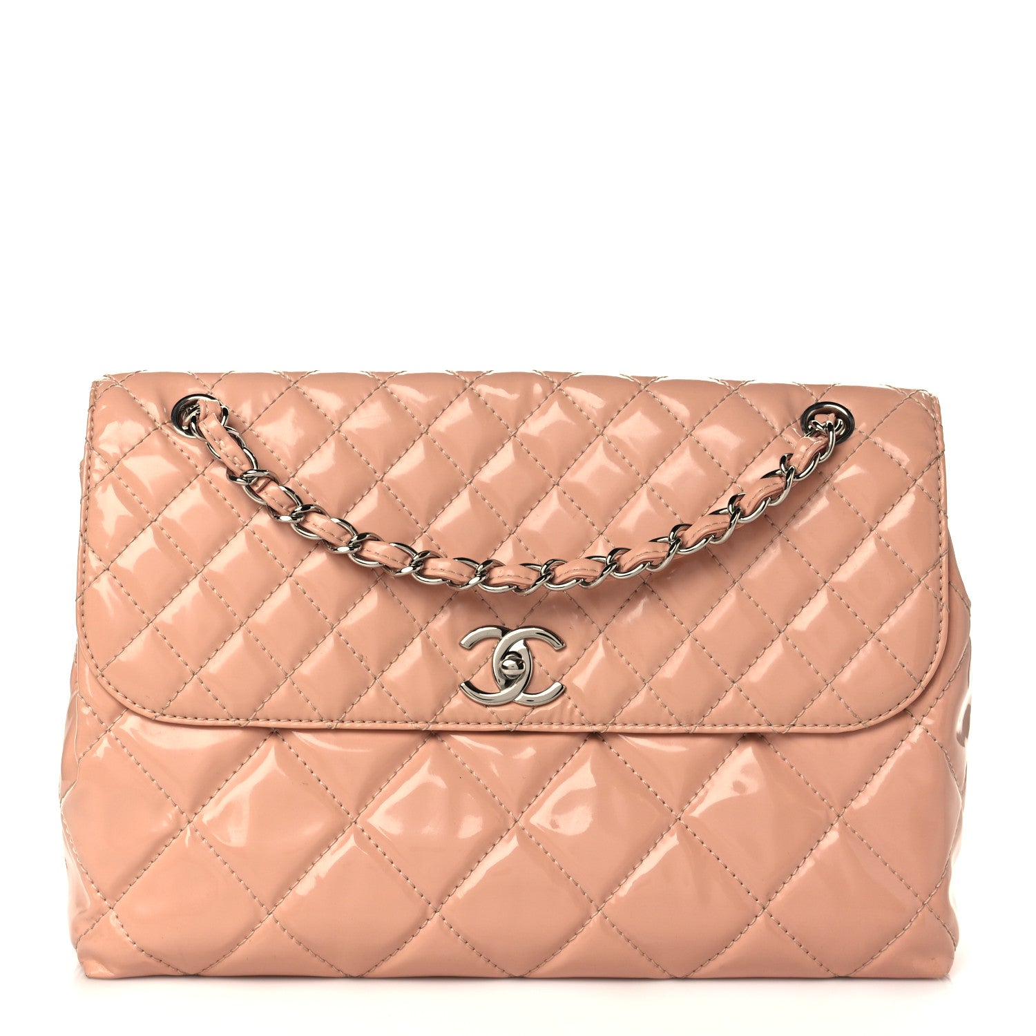 Chanel Vinyl Quilted In The Business Flap Bag Pink 1 of 11