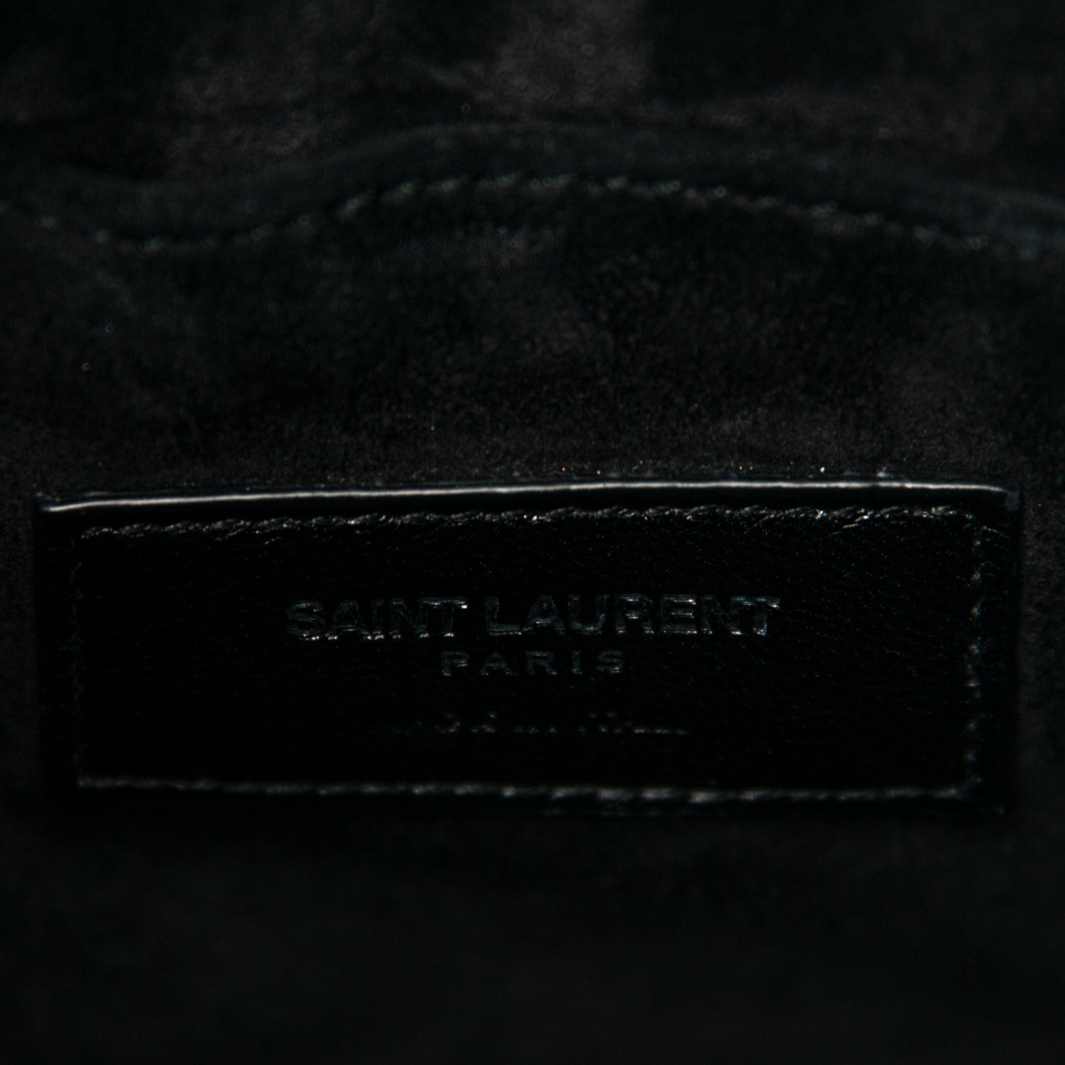 Saint Laurent Calfskin Crocodile Embossed Nano Sac De Jour Black 7 of 7