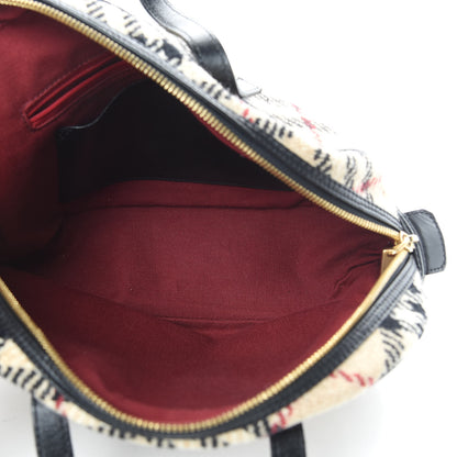 Burberry Wool Check Bowler Beige 5 of 13