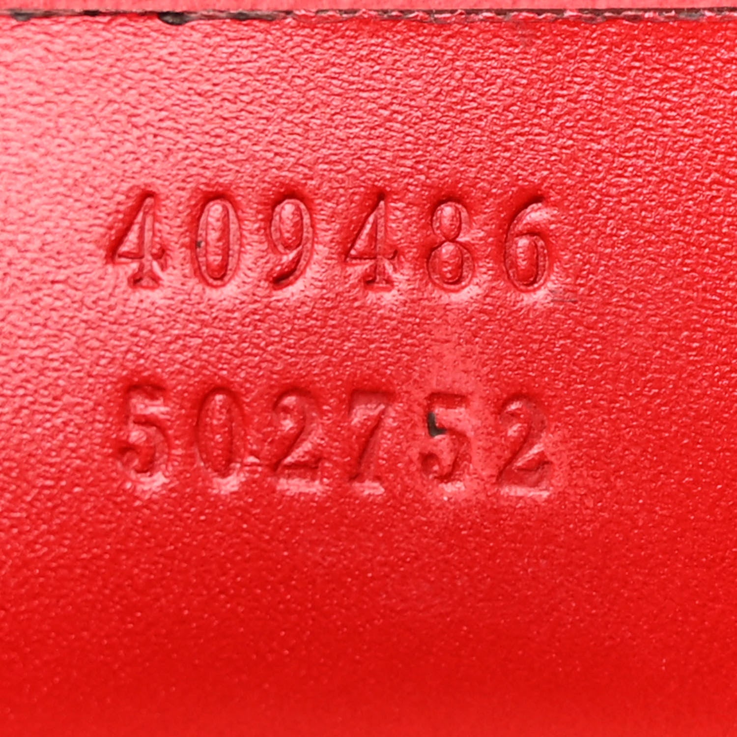 Gucci Guccissima Medium Padlock Shoulder Bag Hibiscus Red 7 of 12