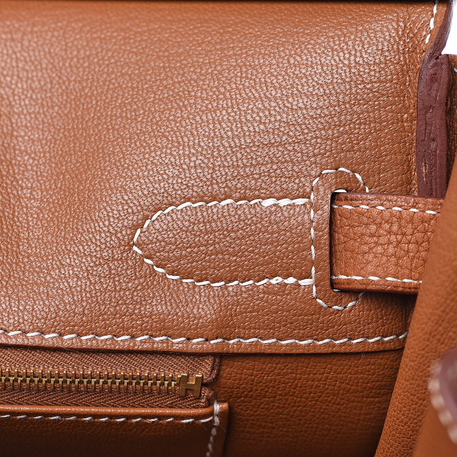 Hermes Natural Barenia Faubourg Birkin 30 Fauve 13 of 34