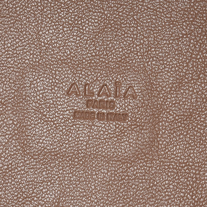 Alaia Calfskin Lux Laser Cut Weekender Black 10 of 10