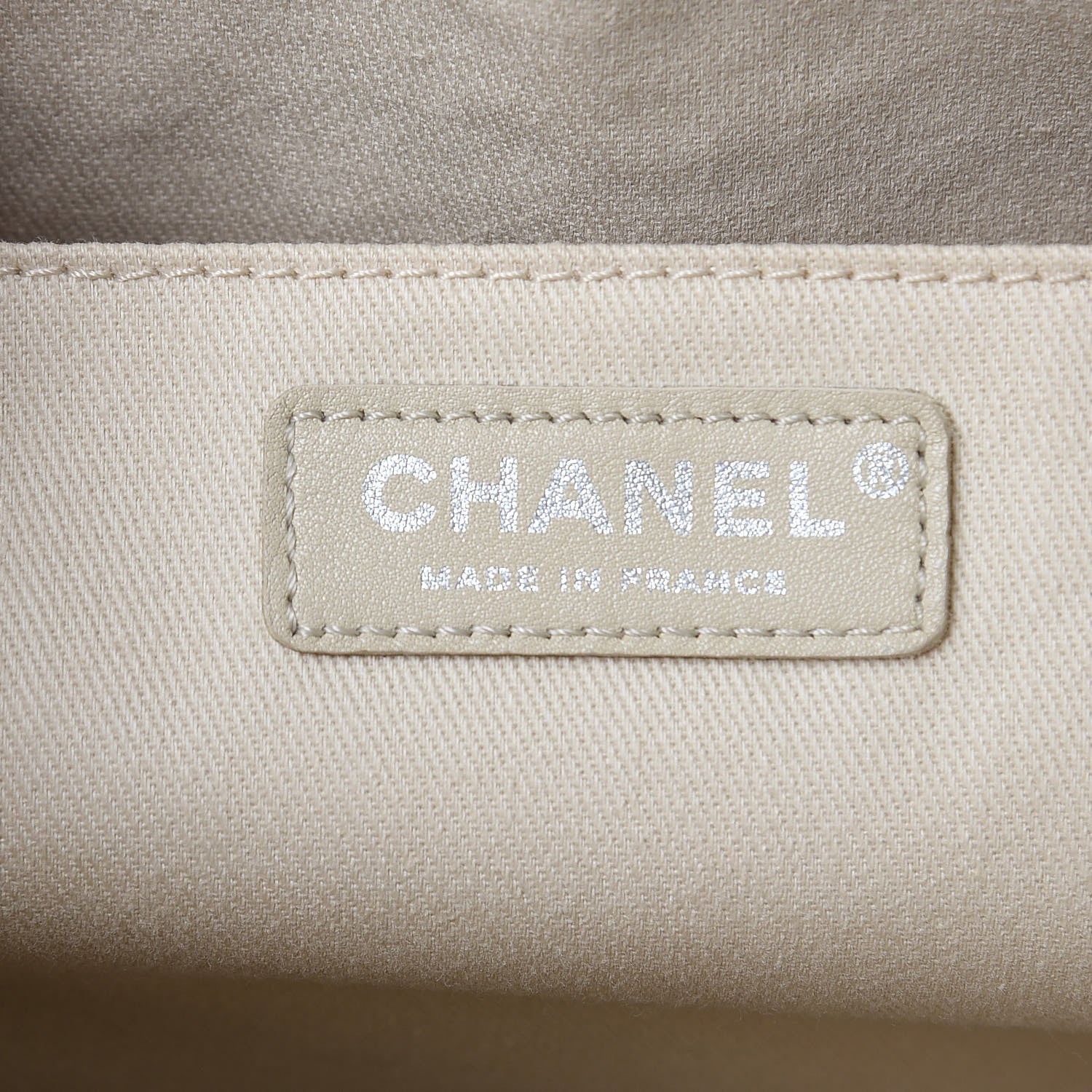 Chanel Grained Vegetal Calfskin Urban Shopping Tote Beige 9 of 24
