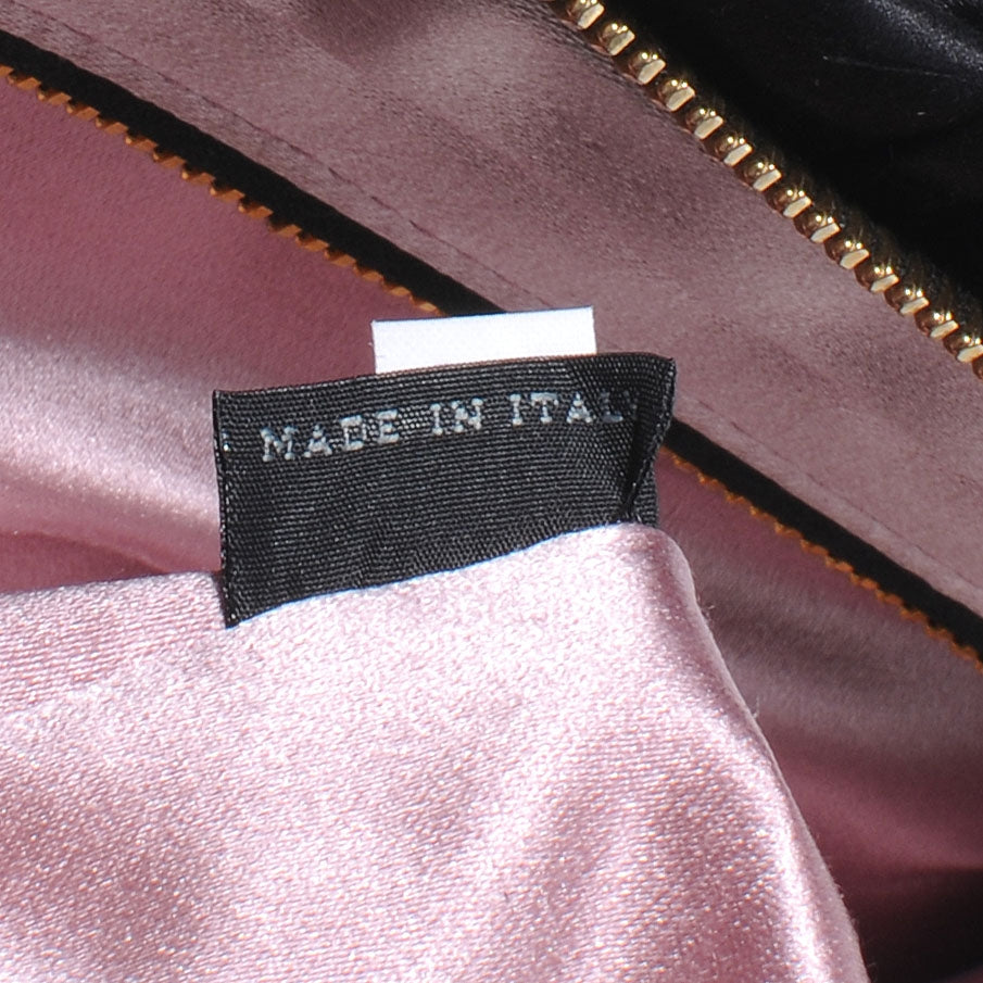 Prada Satin Evening Bag Black 8 of 9