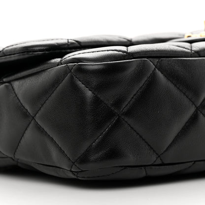 Chanel Lambskin Quilted Large CC Funky Town Flap Black 9 of 13