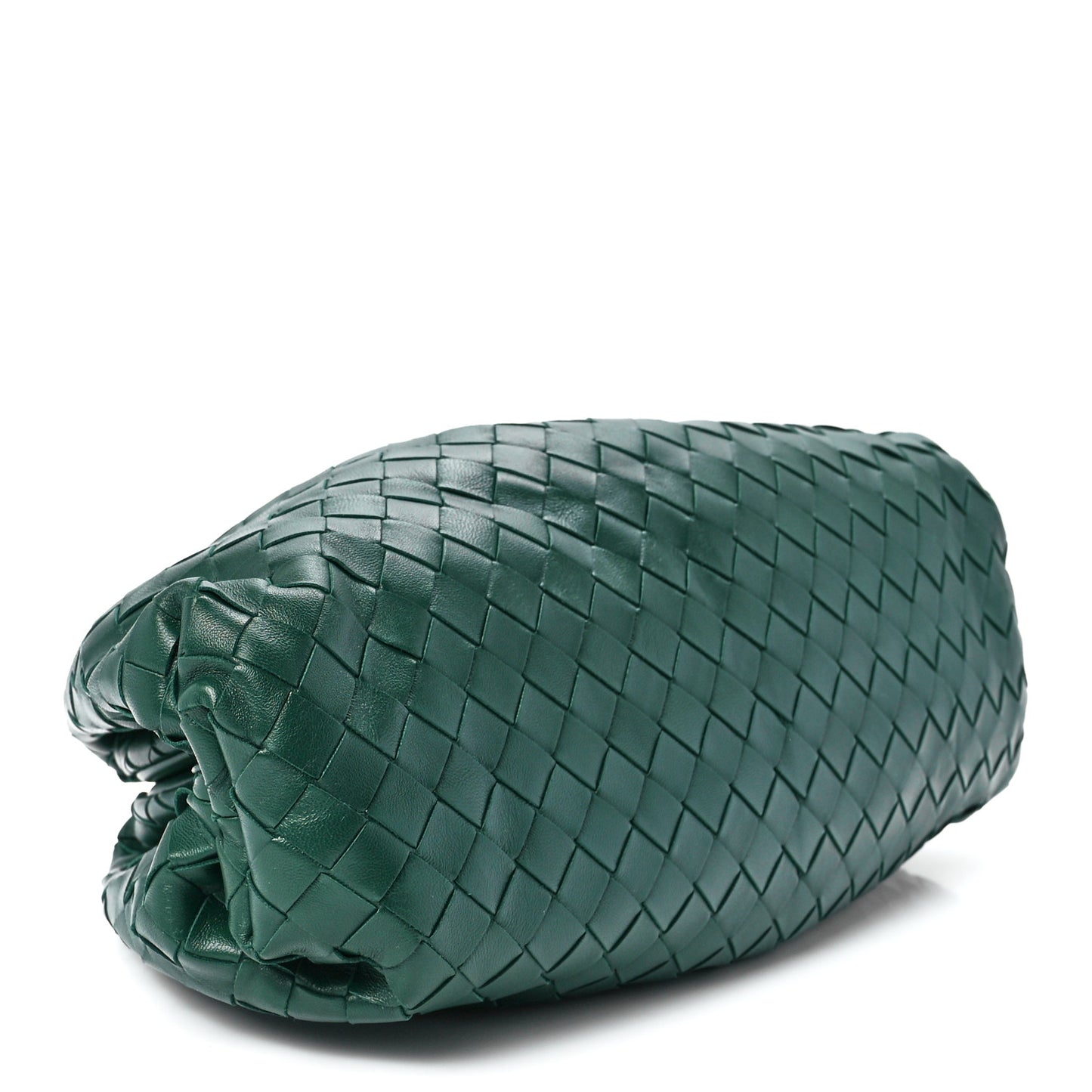 Nappa Maxi Intrecciato The Pouch Oversized Clutch Raintree