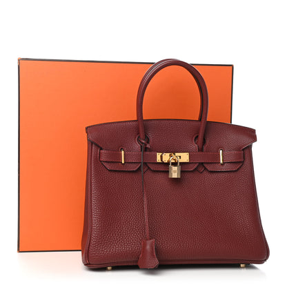 Hermes Togo Birkin 30 Rouge H 11 of 11