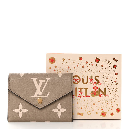 Louis Vuitton Empreinte Monogram Giant Victorine Wallet Tourterelle Creme 16 of 16