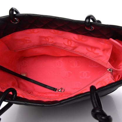 Chanel Calfskin Quilted Large Cambon Tote Black 5 of 10