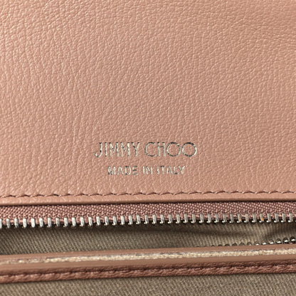 Jimmy Choo Calfskin Lizard Embossed Small Cheri Top Handle Bag Beige 6 of 8
