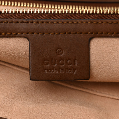 Gucci Soft GG Supreme Monogram Medium Crossbody Tote Beige Cuir 6 of 11