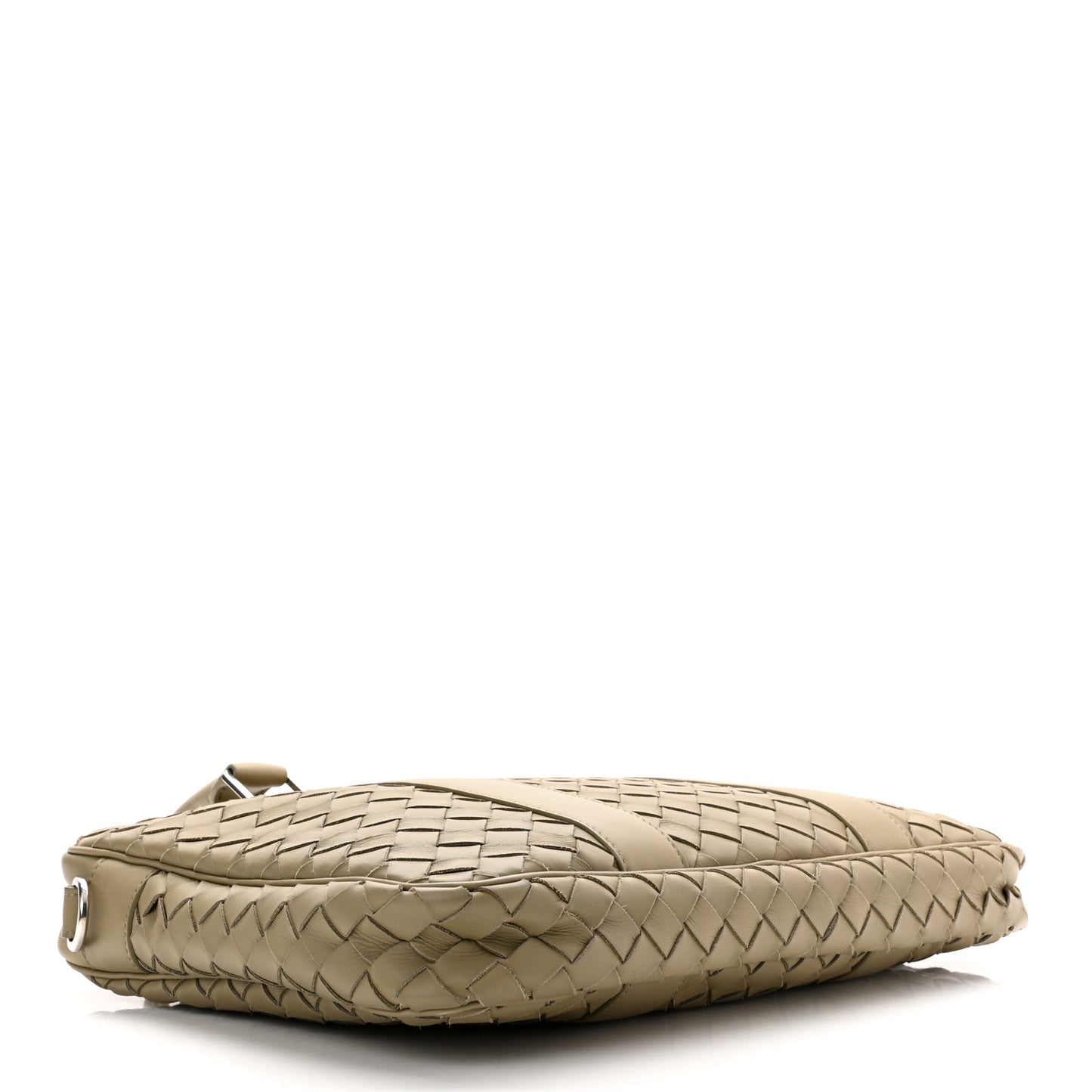 Nappa Intrecciato Medium Briefcase Taupe