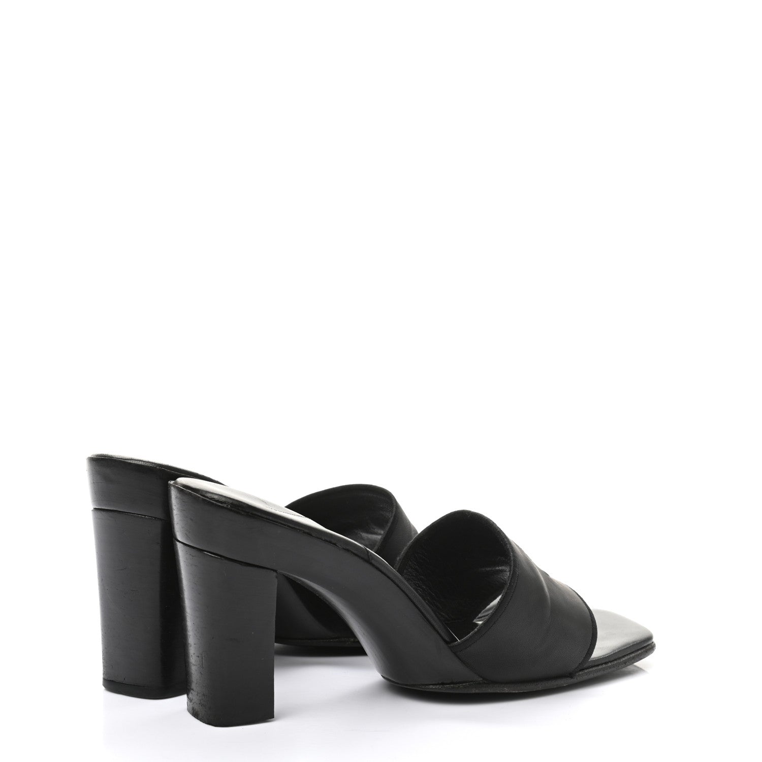 Chanel Lambskin CC Sandal Mules 40 Black 4 of 12