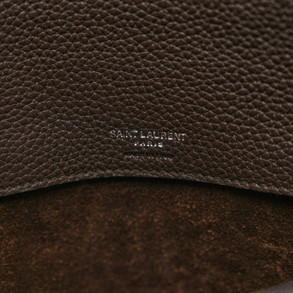 Saint Laurent Grained Calfskin Baby Sac De Jour Souple Dark Brown 5 of 8