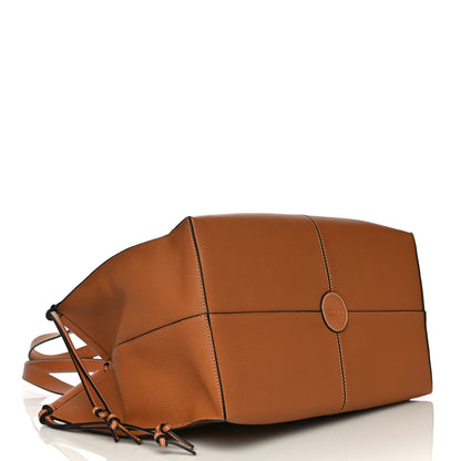 Loewe Grained Calfskin Cushion Tote Tan 8 of 23