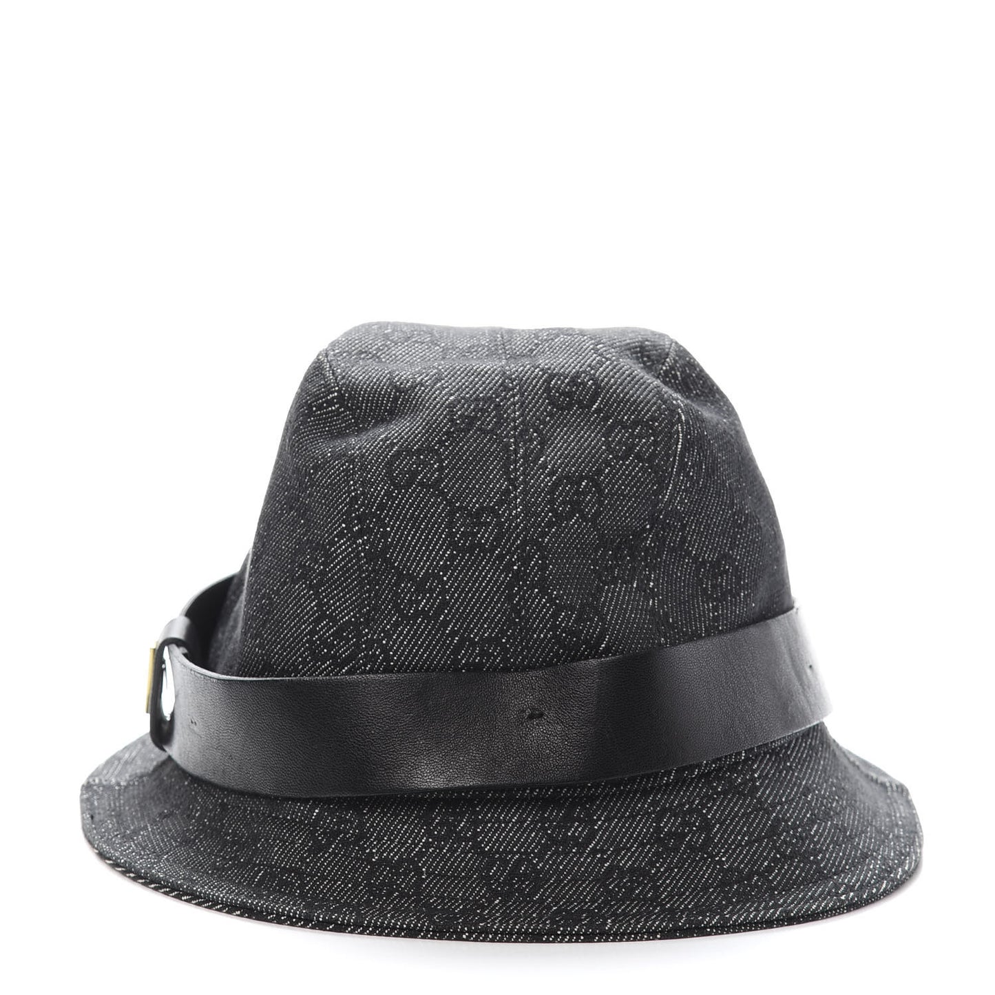 GG Monogram Bucket Hat M Black