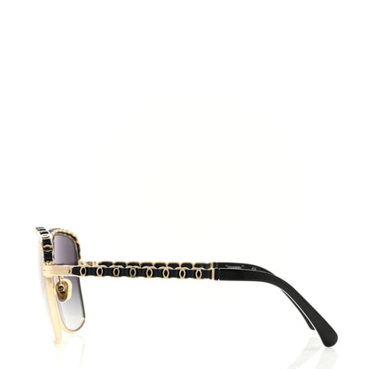 Chanel Metal Square Chain Sunglasses 71369 Grey 3 of 8