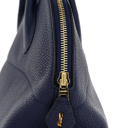 Hermes Taurillon Clemence Bolide 31 Bleu Encre 10 of 13