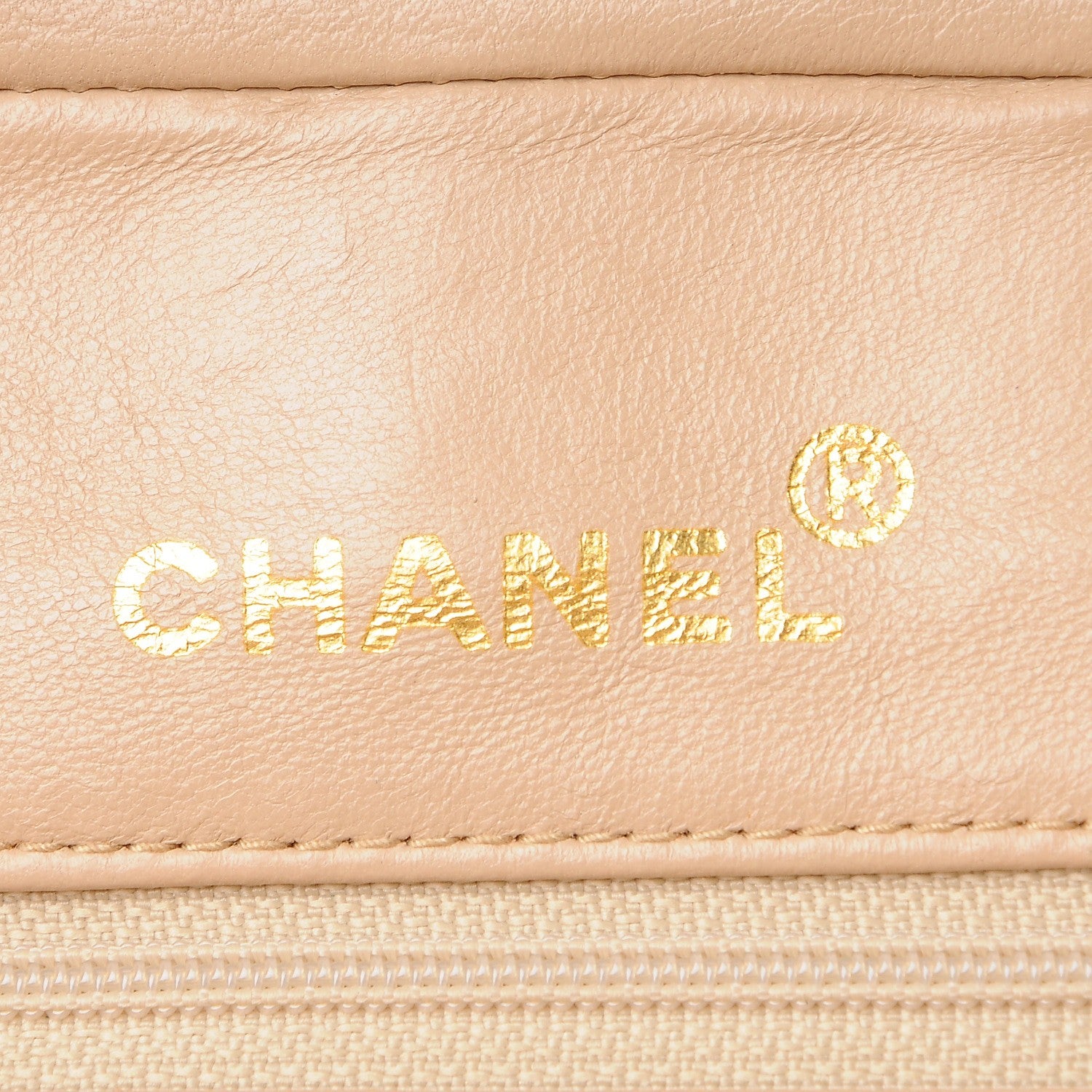 Chanel Lambskin Chevron Quilted Shoulder Bag Beige 6 of 14