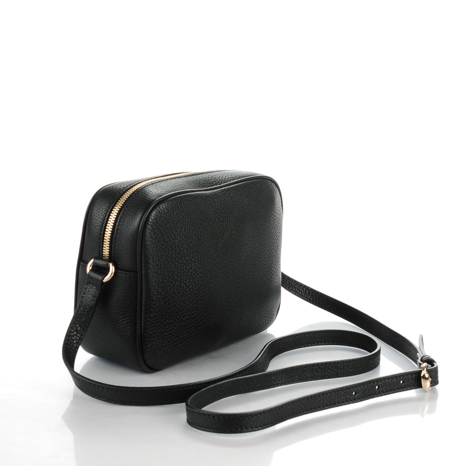 Gucci Pebbled Calfskin Small Soho Disco Bag Black 3 of 7