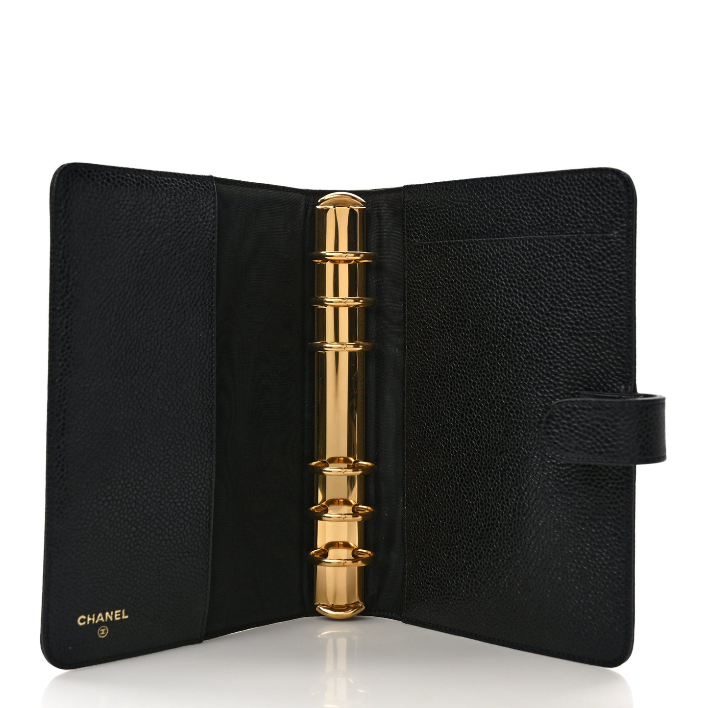 Caviar CC Medium Ring Agenda Planner Black