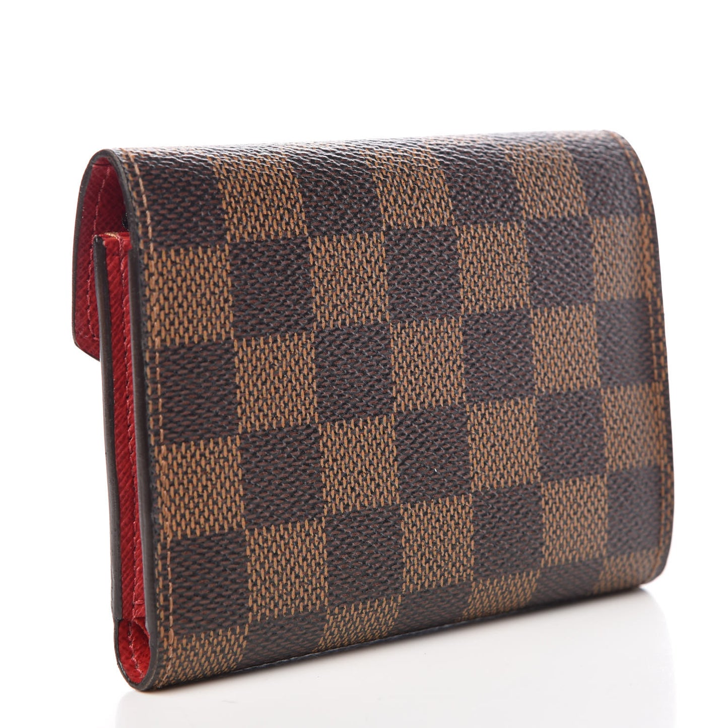 Damier Ebene Victorine Wallet Red