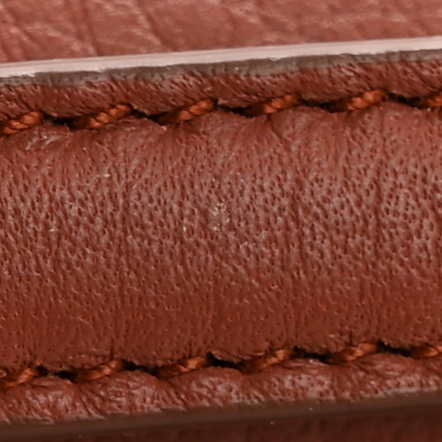 Grained Calfskin L19 Extra Pocket Pouch Kummel