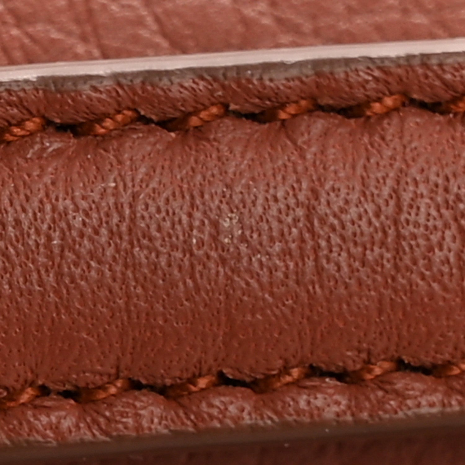 Loro Piana Grained Calfskin L19 Extra Pocket Pouch Kummel 10 of 10