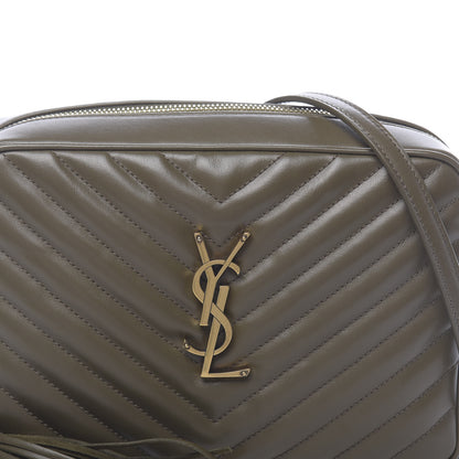 Saint Laurent Calfskin Matelasse Monogram Lou Camera Bag Seaweed 9 of 10