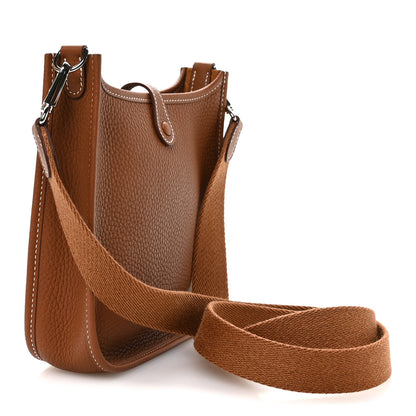 Hermes Taurillon Clemence Evelyne TPM Gold 2 of 10