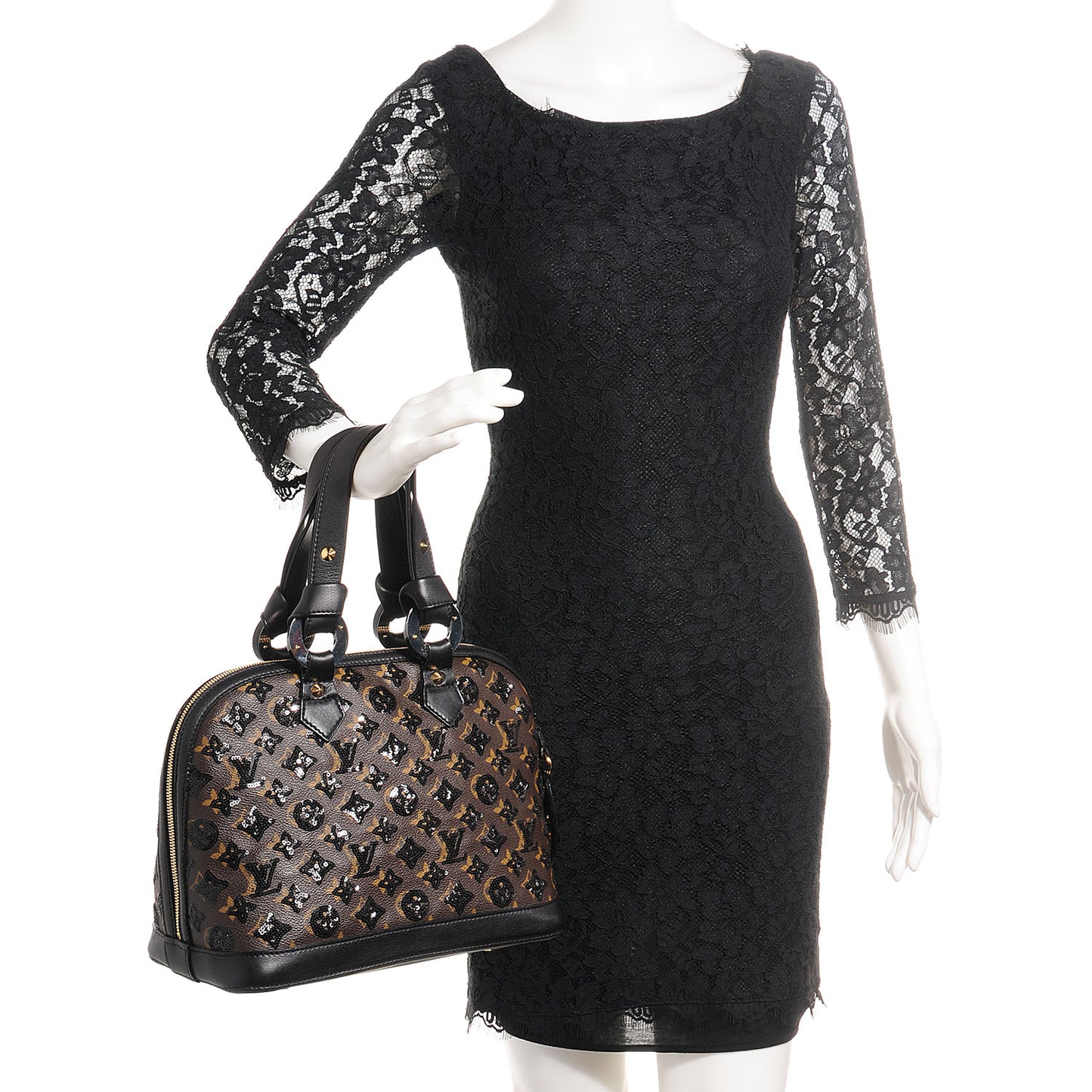 Monogram Sequins Eclipse Alma Black