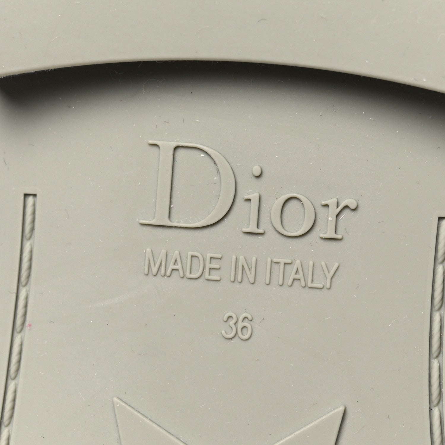 Christian Dior Rubber Macrocannage Dio(r)evolution Slide Sandals 36 Desert Shade 8 of 10