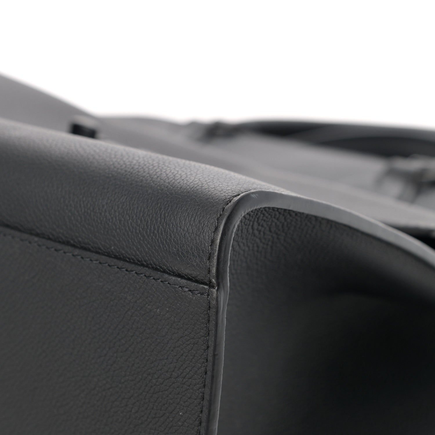 Louis Vuitton Soft Calfskin Lockme Tote MM Black 10 of 13