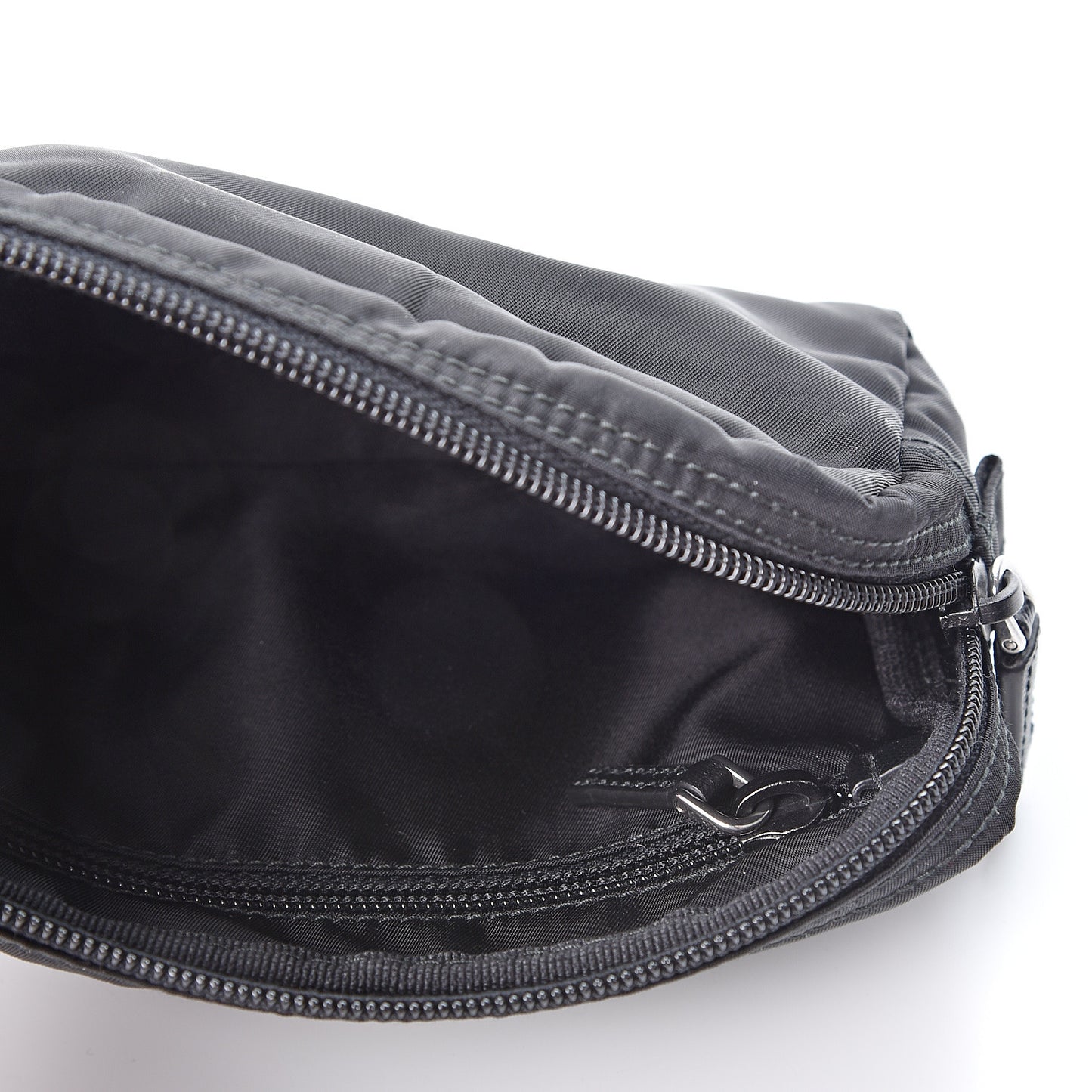 Nylon Vela Cosmetic Pouch Black