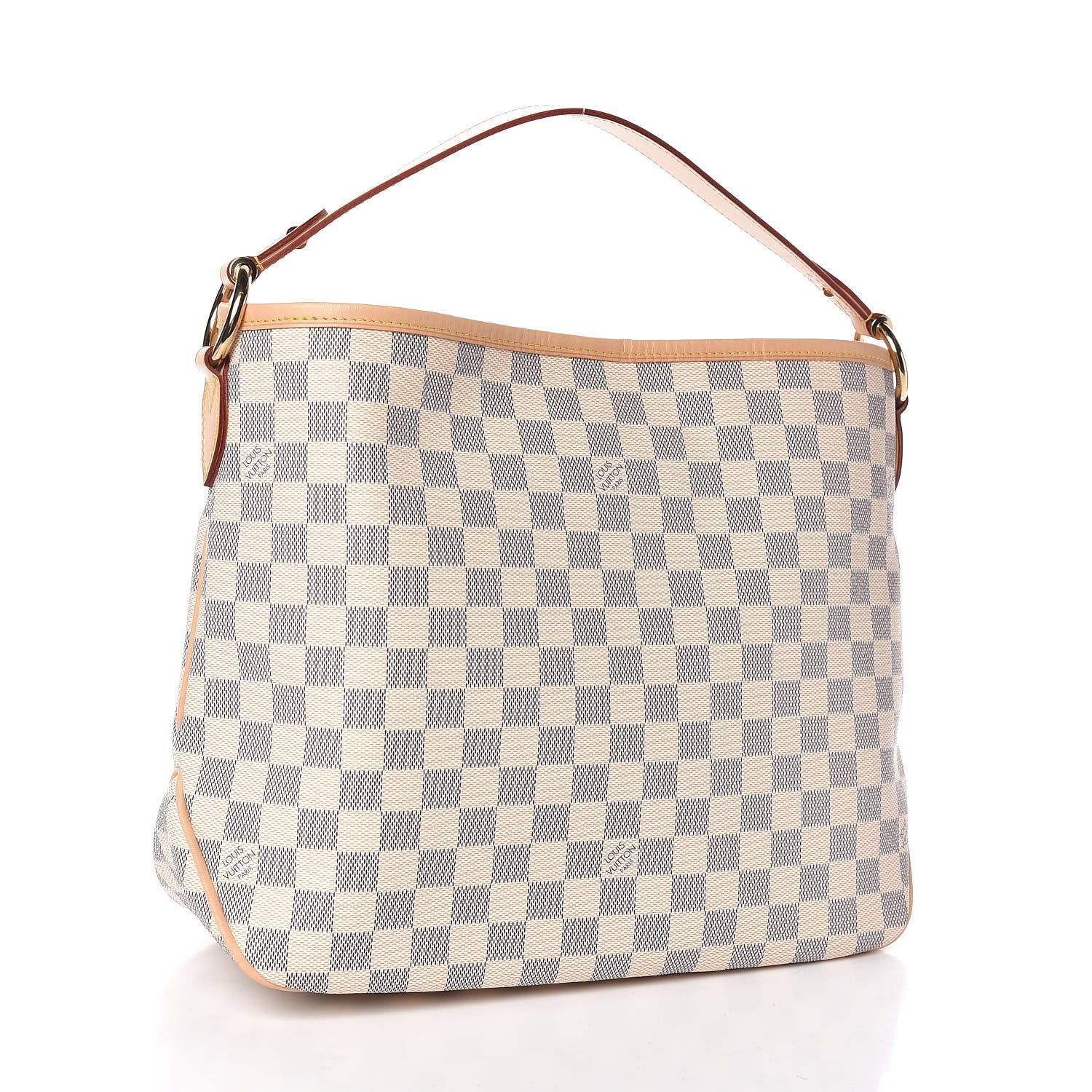 Louis Vuitton Damier Azur Delightful PM Rose Ballerine 3 of 11