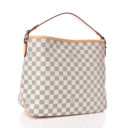 Louis Vuitton Damier Azur Delightful PM Rose Ballerine 3 of 11