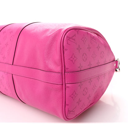 Louis Vuitton Taigarama Keepall Bandouliere 50 Fuchsia 8 of 8