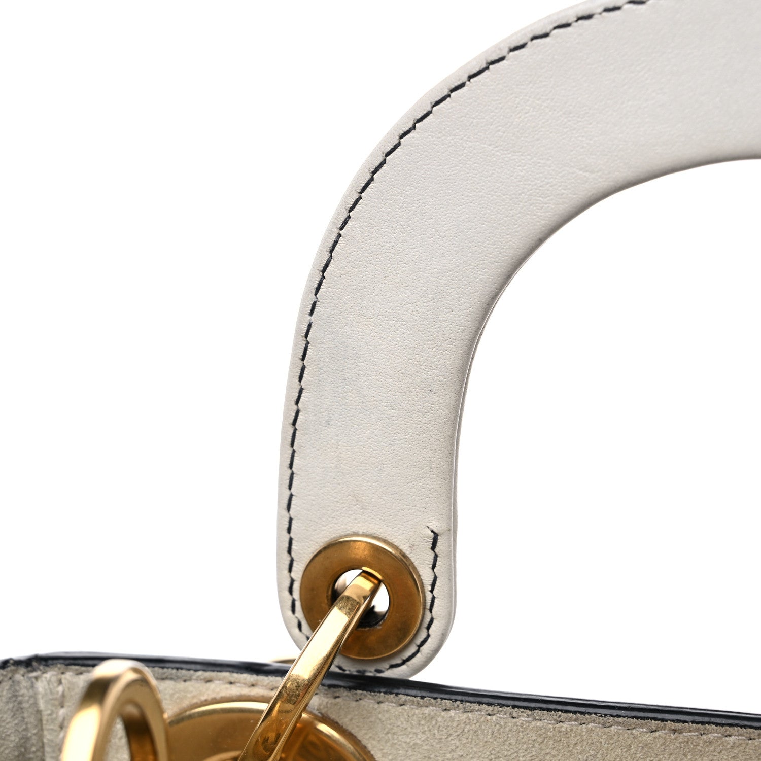 Christian Dior Calfskin Niki De Saint Phalle Love Medium Supple Lady Dior Off White 10 of 12