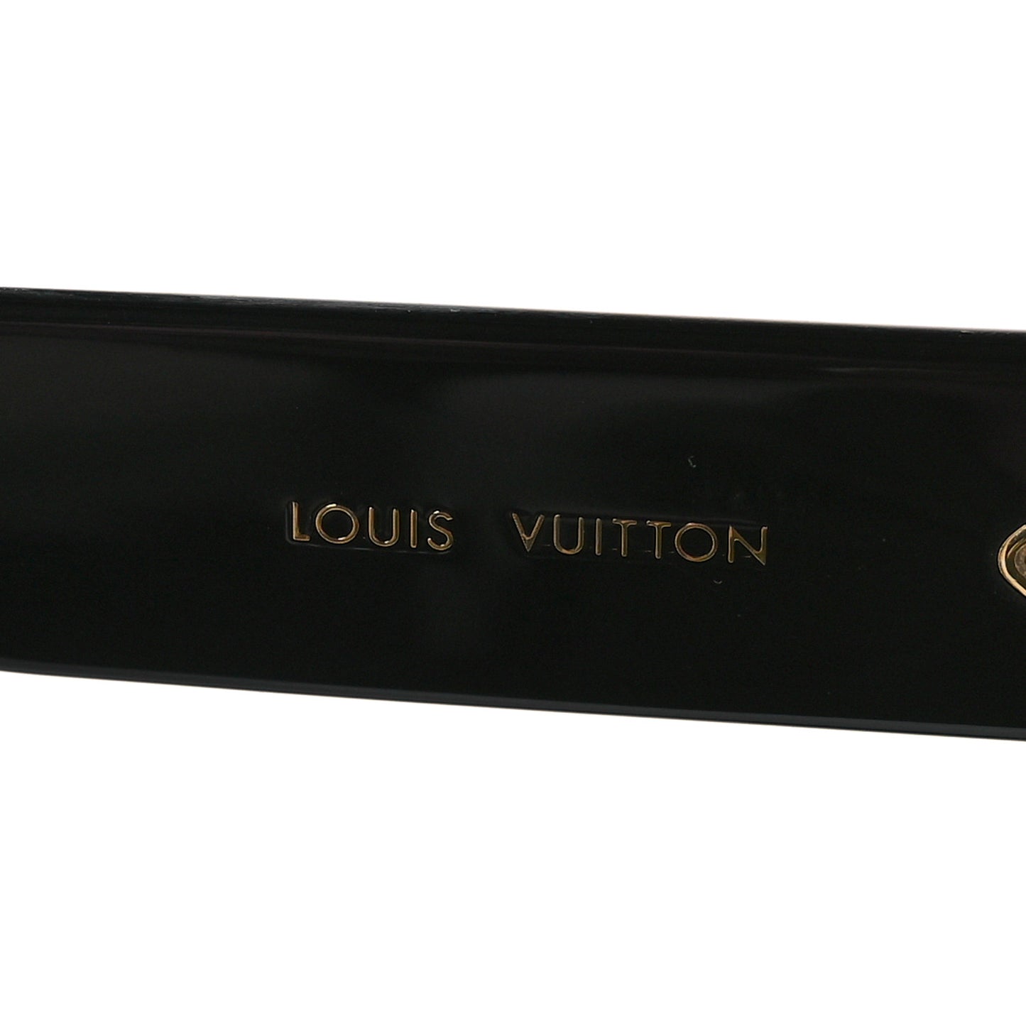 Acetate LV Circle Cat Eye Sunglasses Z2109W Black