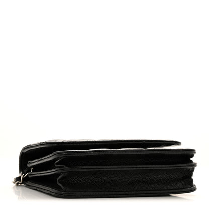 Chanel Caviar Quilted Mini Wallet On Chain WOC Black 4 of 12