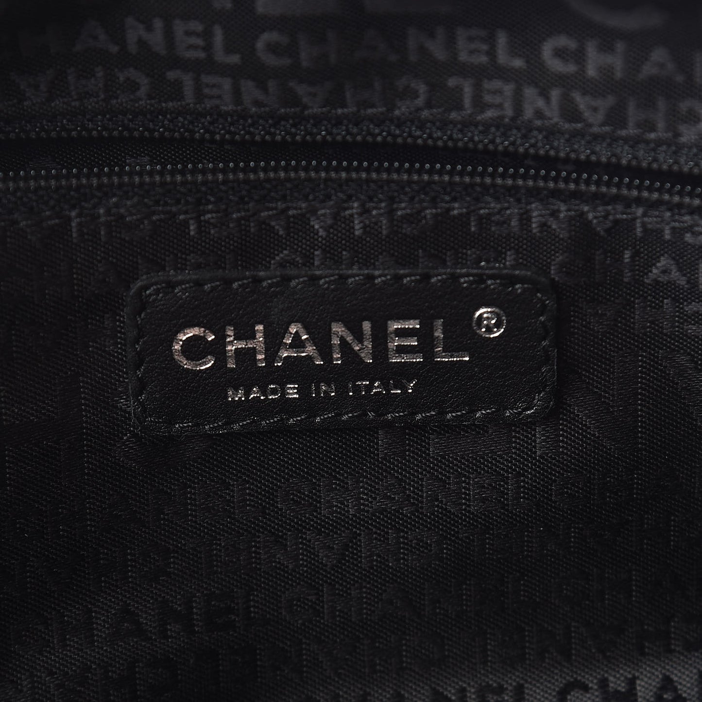 Distressed Lambskin Small Lady Braid Tote Black