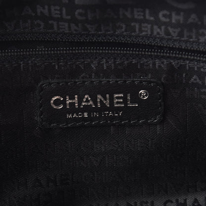 Chanel Distressed Lambskin Small Lady Braid Tote Black 6 of 10